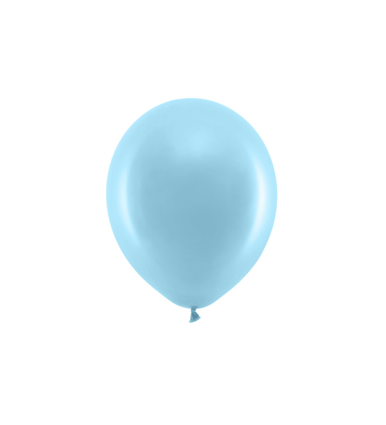 Latexové balónky 23 cm pastelové, modré, 10 ks