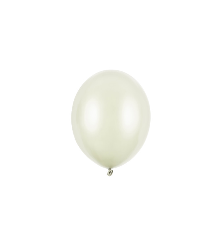 Latexové balónky 12 cm krémové, 100 ks