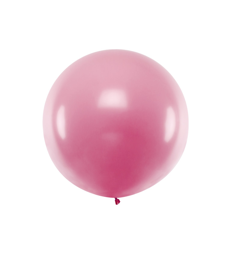Balónek růžový 1 m