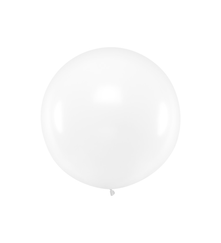 Jumbo kulatý balónek - průhledný