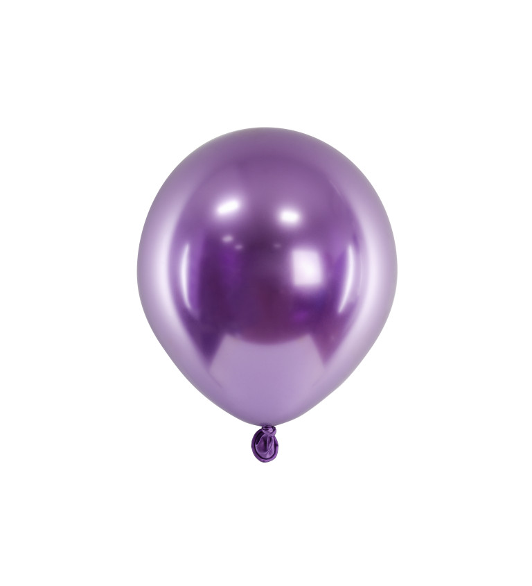 Chromo fialové balónky