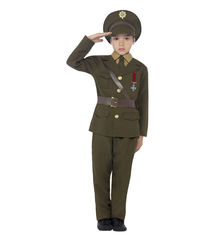 Dětský kostým vojenského důstojníka