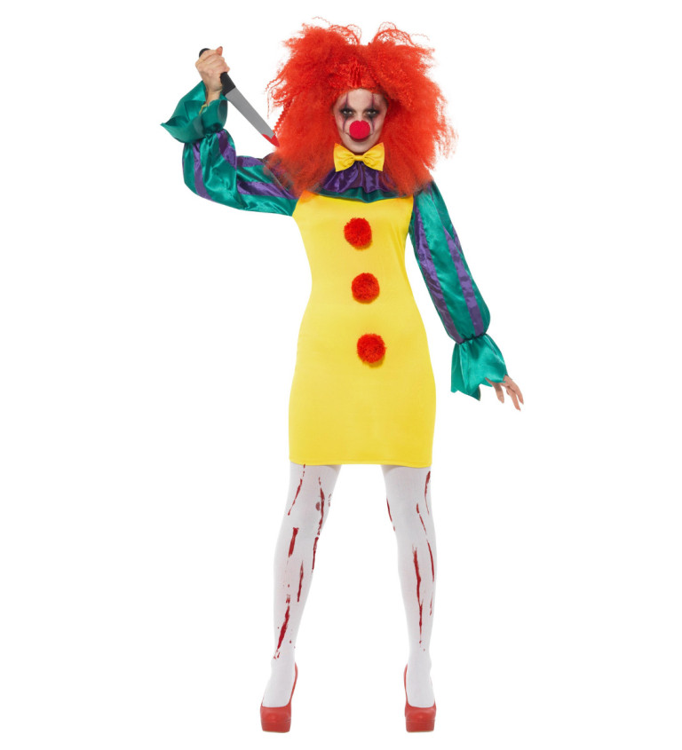 Dámský kostým - hororový klaun