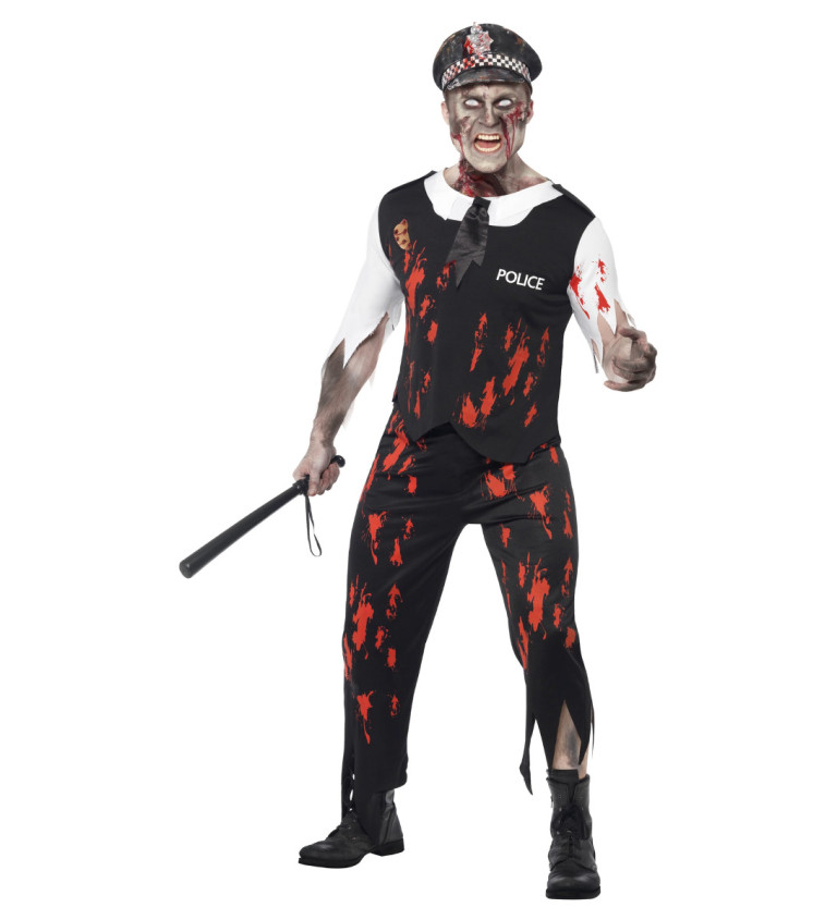 Pánský kostým - Zombie policajt