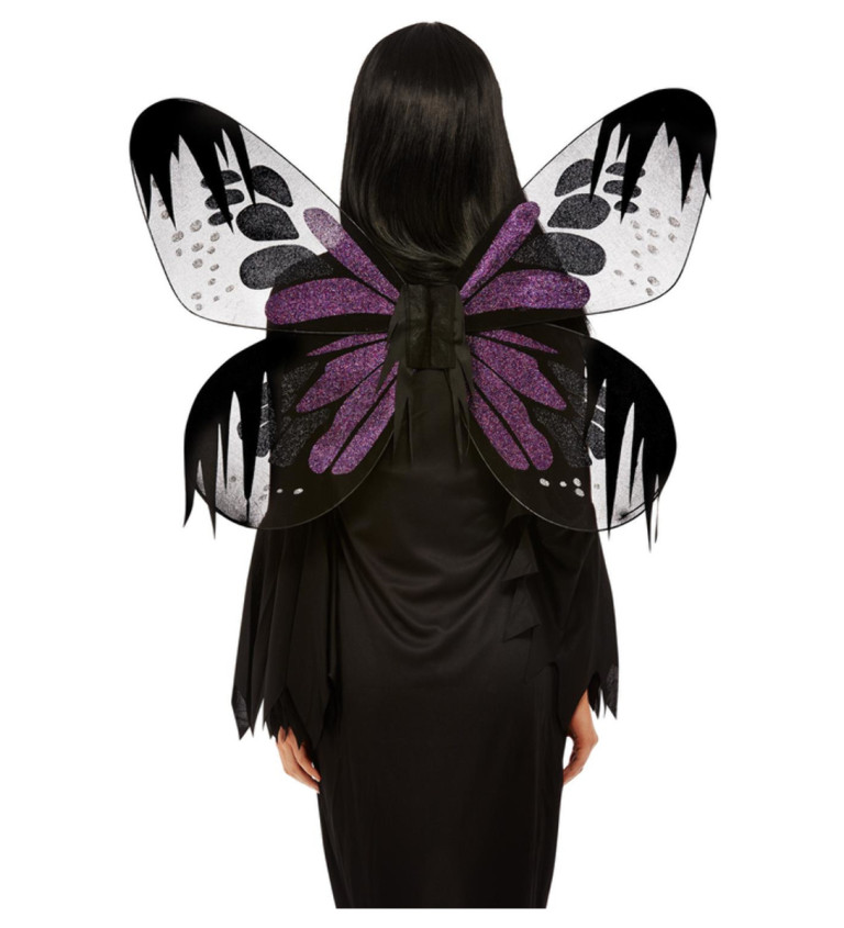 Motýlí fialové křídla