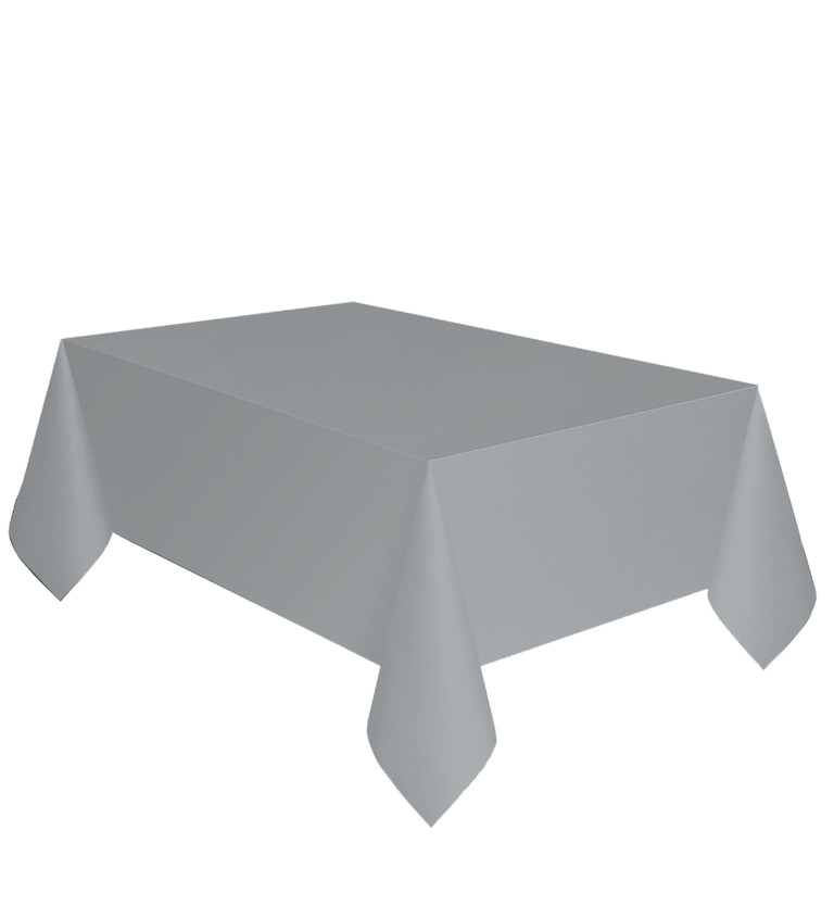 Ubrus na stůl - stříbrný
