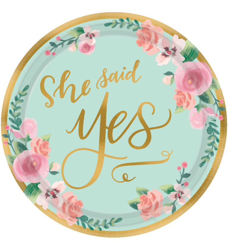 Talířky - She said YES