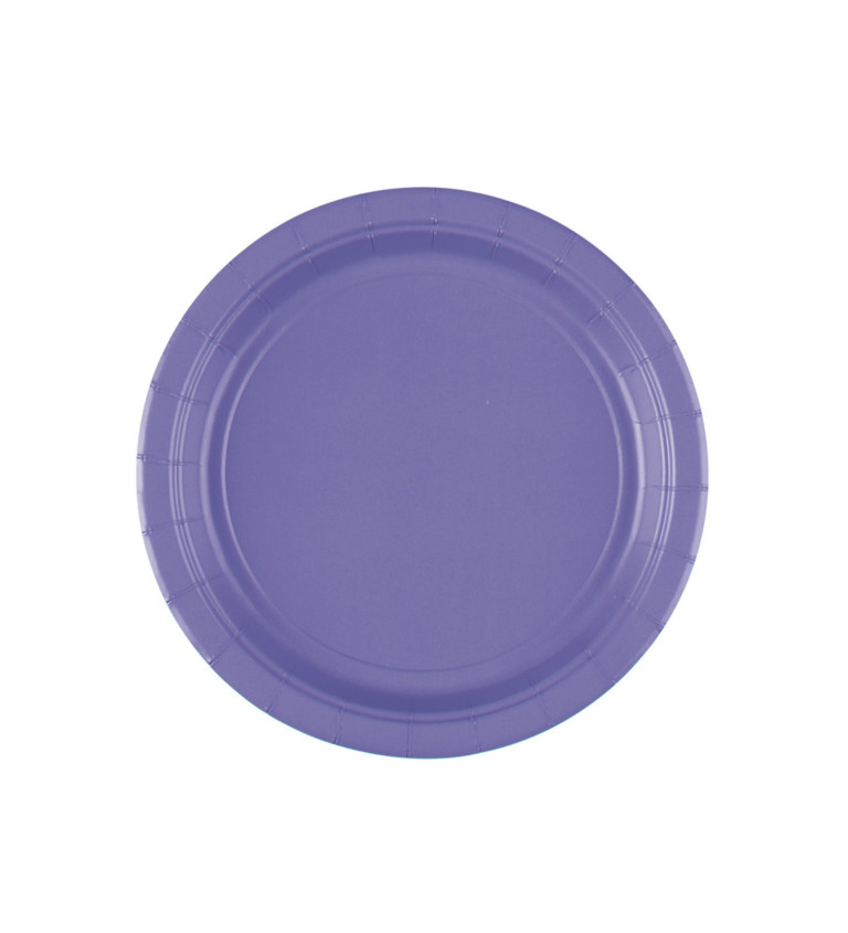 Malé fialové talíře