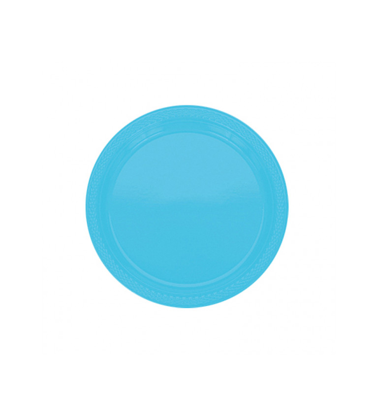 Plastový talířek modrý