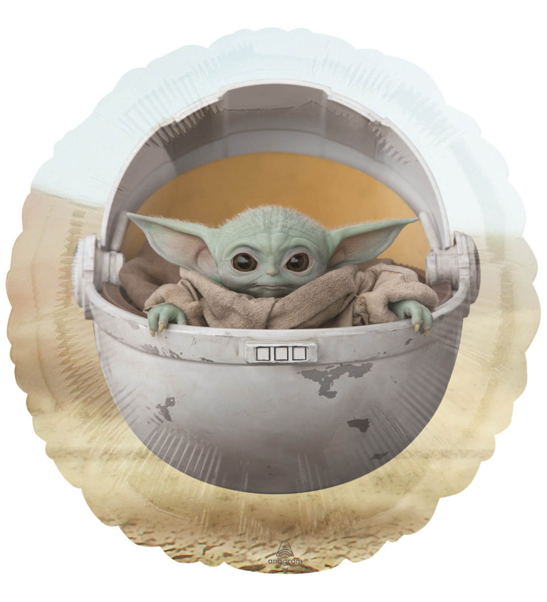 Balónek Baby Yoda