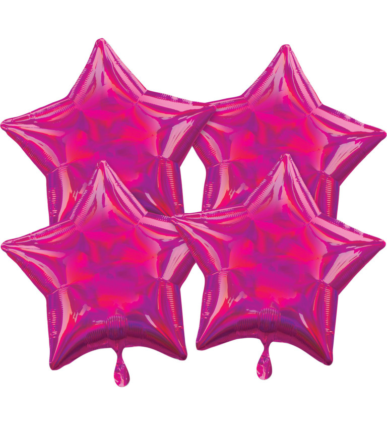 Sada - holo balónky růžové