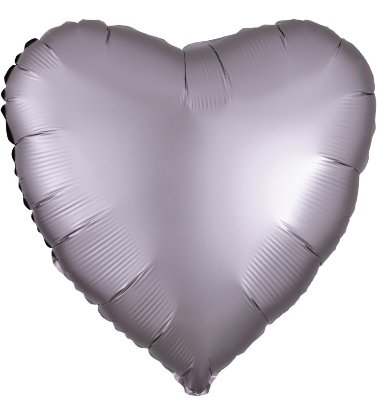 Balónek fialové srdce