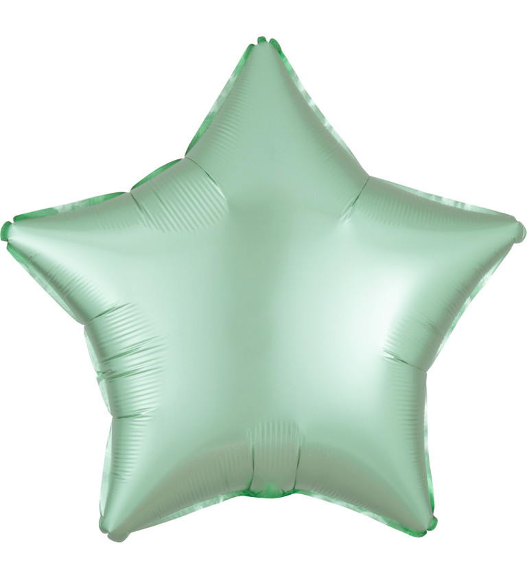 Balónek zelená hvězda