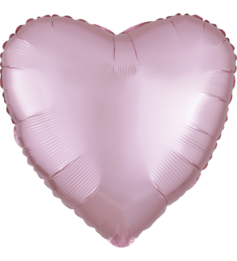 Balónek růžový srdce