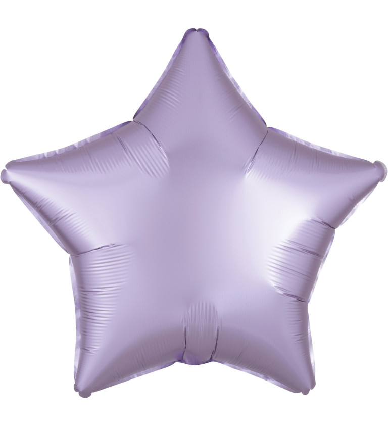 Balónek hvězda fialová