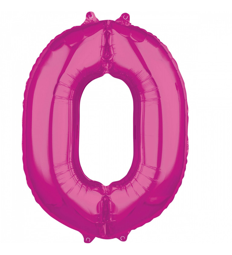 Balónek růžový 0
