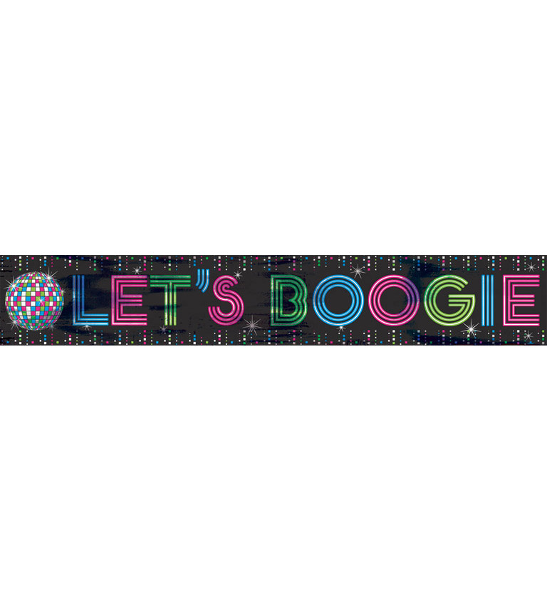 Banner DISCO Let's Boogie