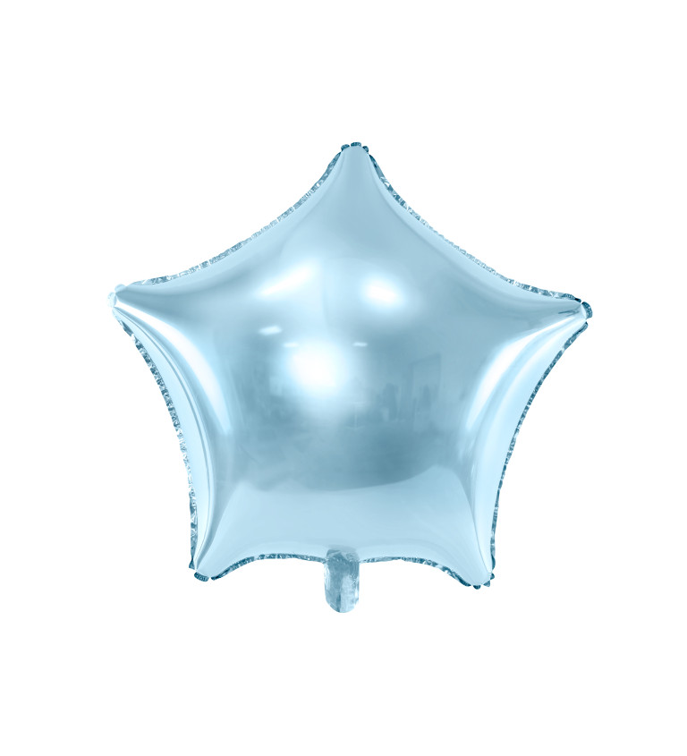 Fóliový balónek modrá hvězda