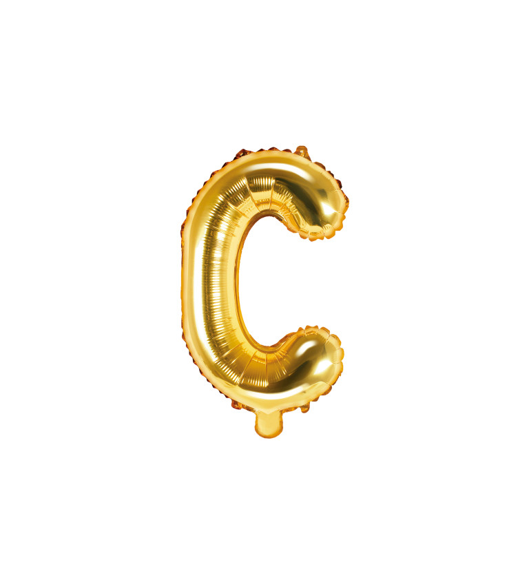 Malé zlaté písmeno C