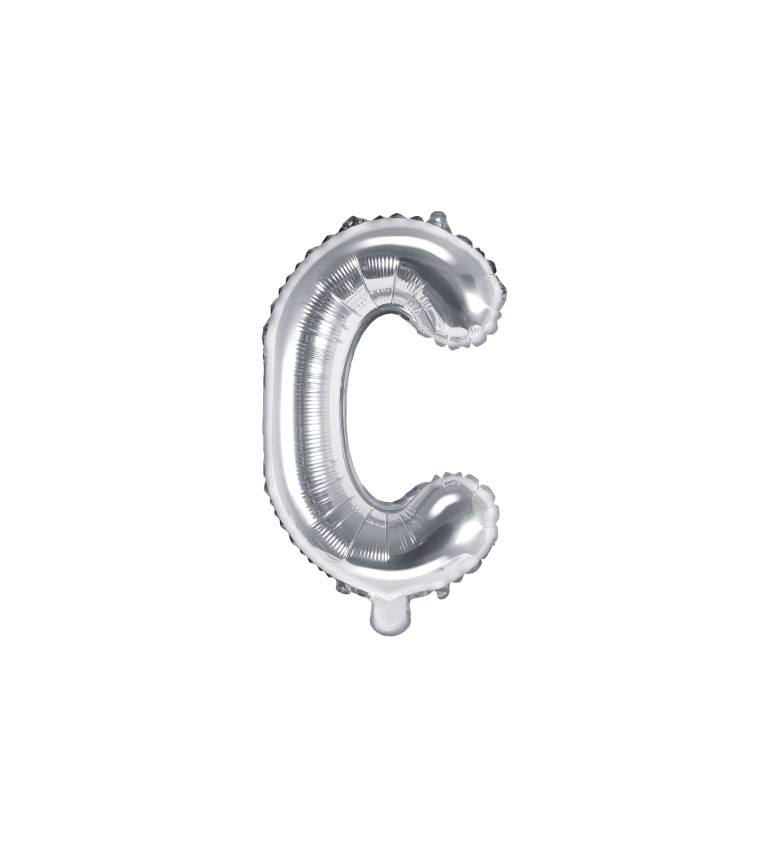 Fóliový stříbrný balónek C