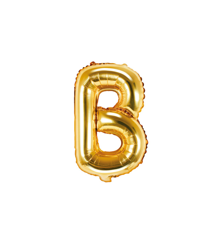 Malé zlaté písmeno B