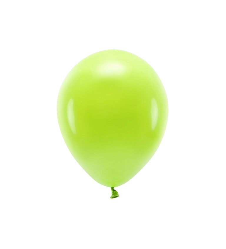 EKO Latexové balónky 30 cm pastelové, zelené jablko, 10 ks