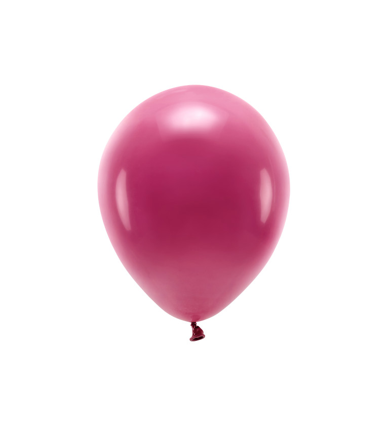 EKO Latexové balónky 30 cm bordové, 10 ks