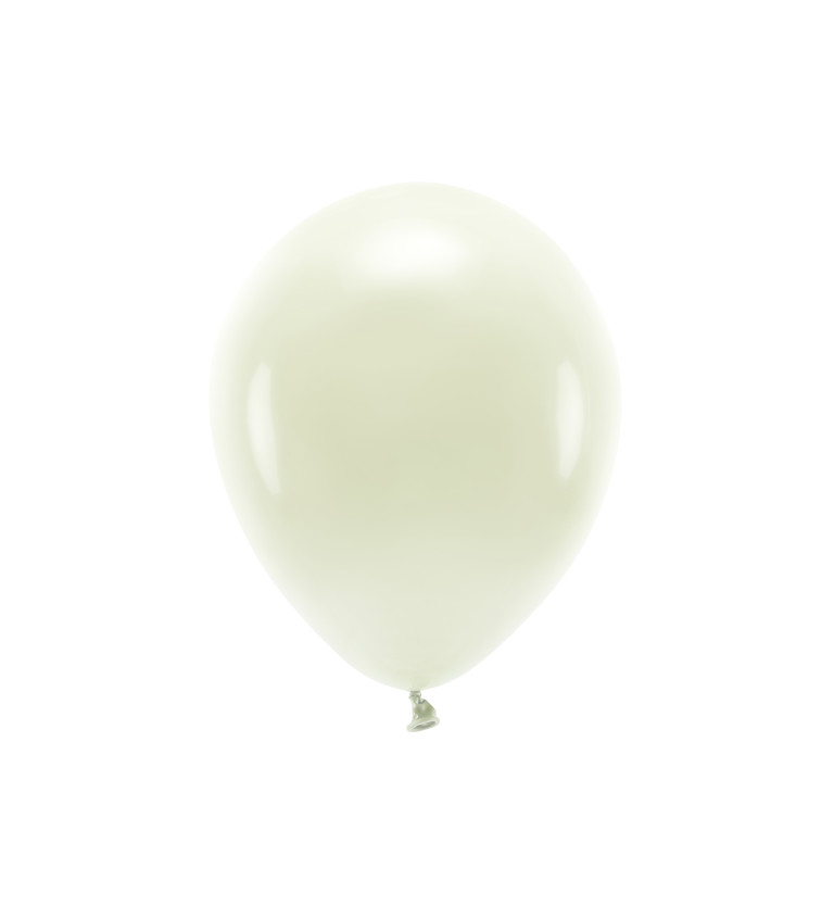 EKO Latexové balónky 30 cm krémové, 10 ks