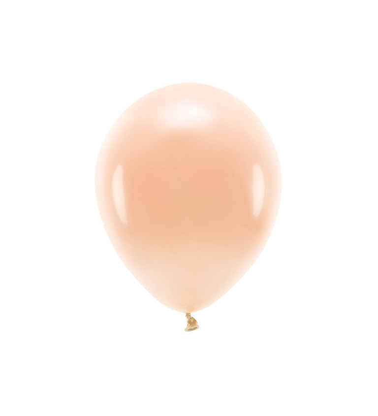 EKO Latexové balónky 30 cm pastelové, broskvové, 10 ks