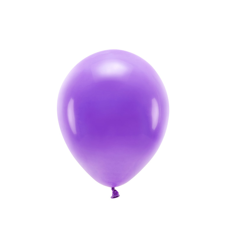 EKO Latexové balónky 30 cm fialové, 10 ks