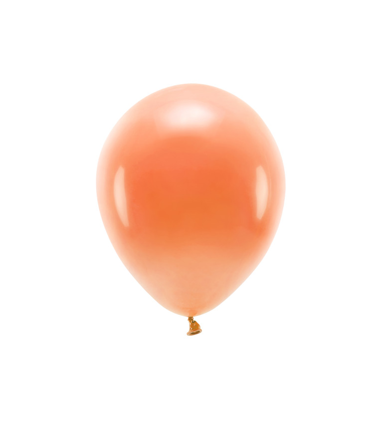 EKO Latexové balónky 30 cm pastelové, oranžové 10 ks