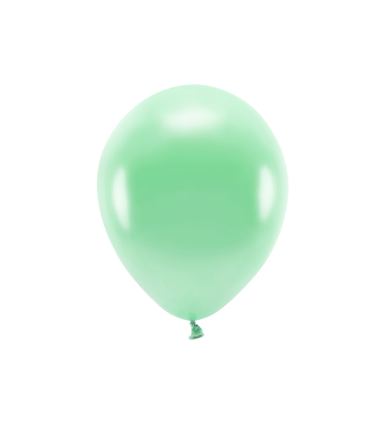 EKO Latexové balónky 30 cm světle zelené, 10 ks