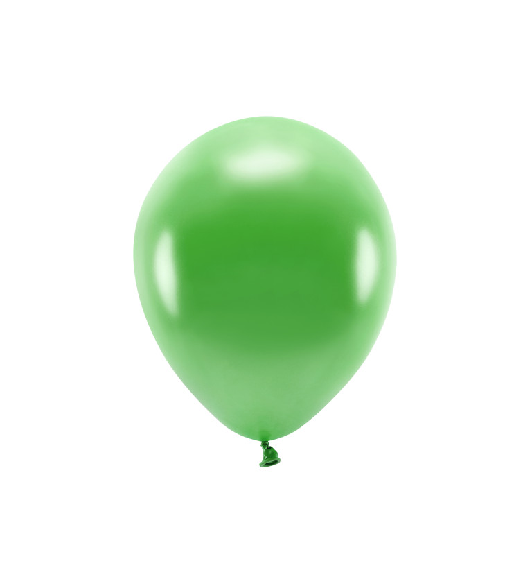 EKO Latexové balónky 30 cm zelené, 10 ks