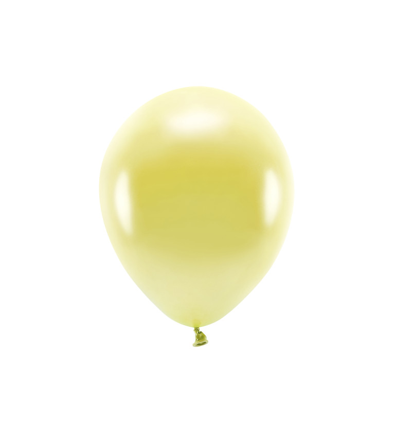 EKO Latexové balónky 30 cm, žluté, 10 ks