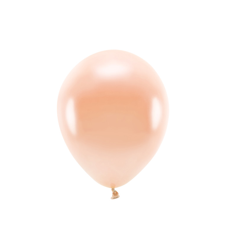EKO Latexové balónky 30 cm, broskvové, 10 ks