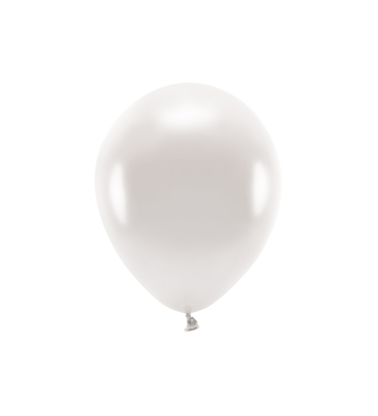 EKO Latexové balónky 30 cm metalické, perlové, 10 ks