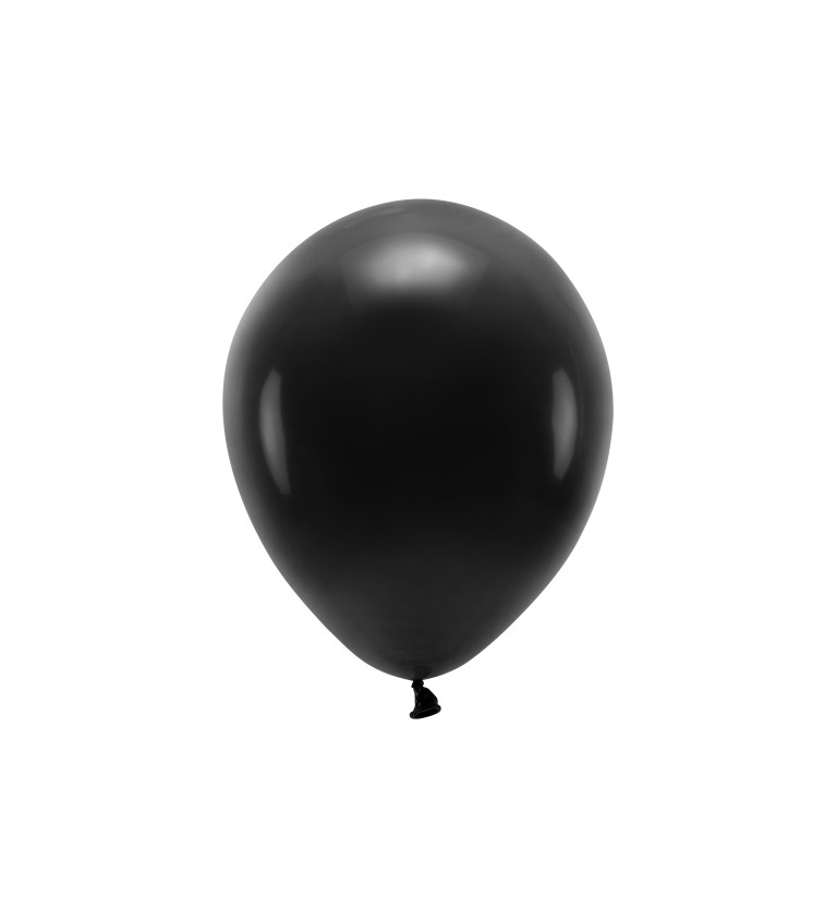 EKO Latexové balónky 26 cm černé, 10 ks