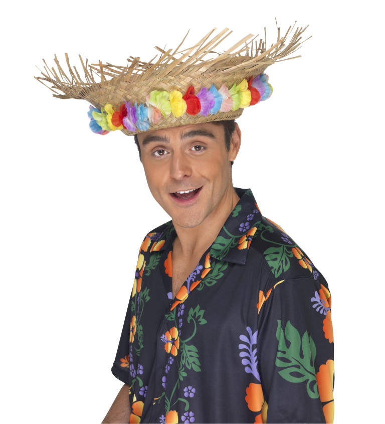Havajský sláměný klobouk