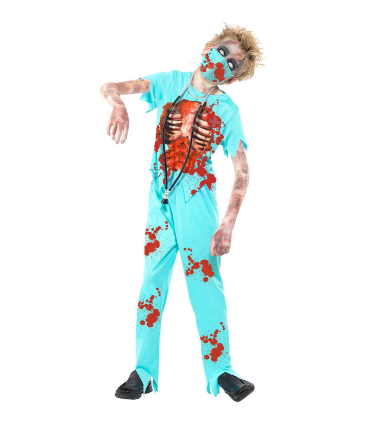 Halloween kostým pro děti - Zombie doktor