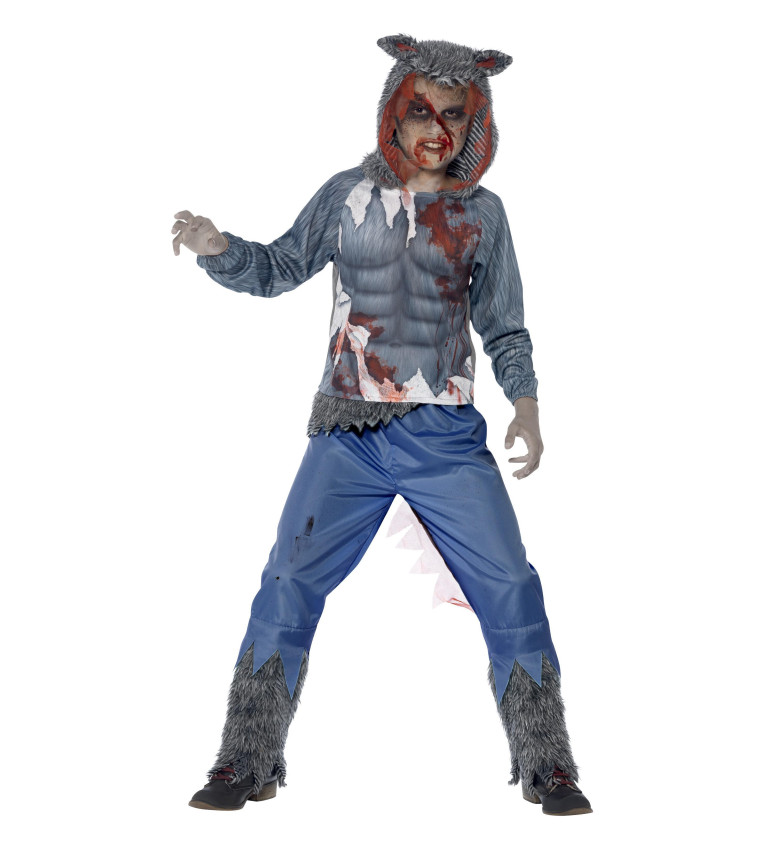 Dětský kostým - Vlkodlak bojovník