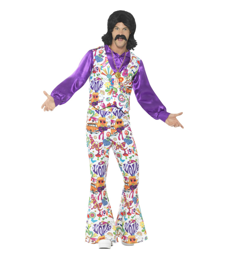 Pánský kostým - 60s hippie