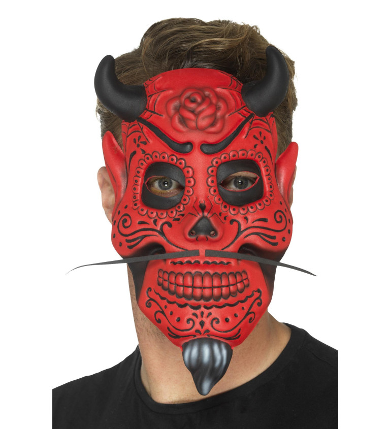 Devil červená maska