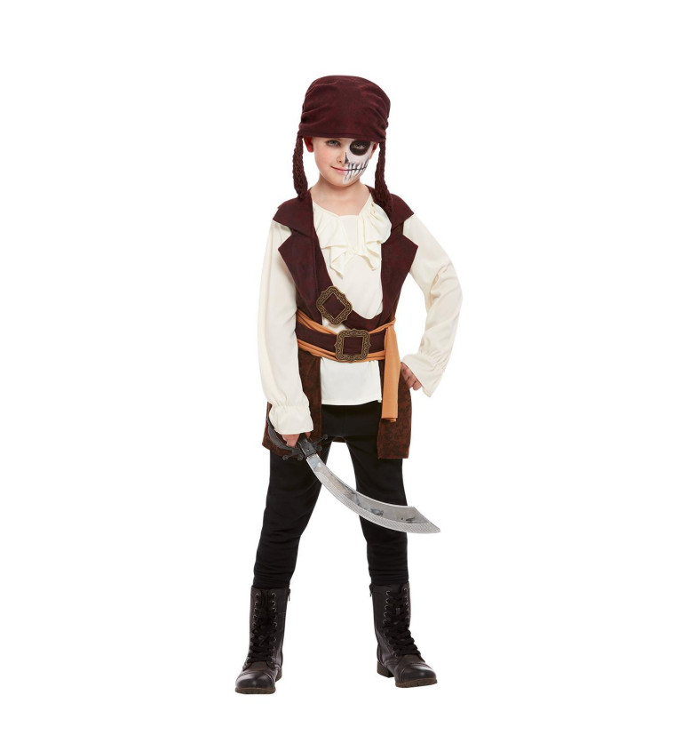 Dětský kostým na Halloween - Pirát, unisex
