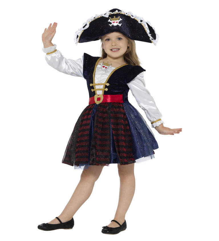 Dětský kostým - pirátka