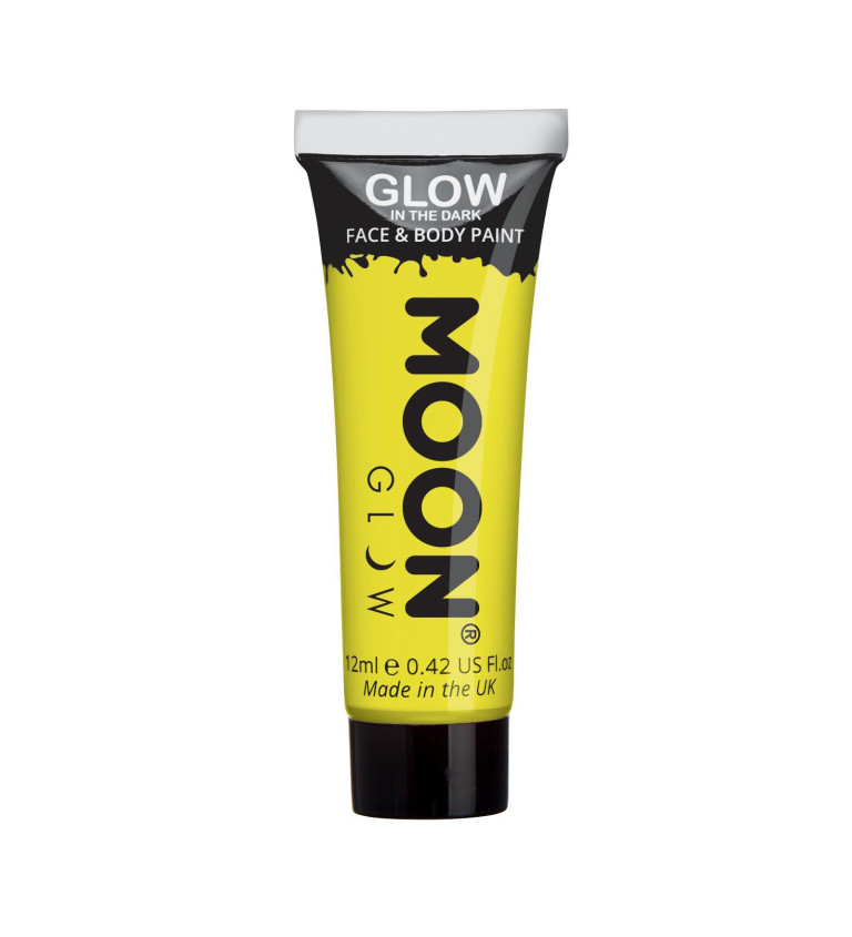 Moon glow žlutá barva na obličej a tělo