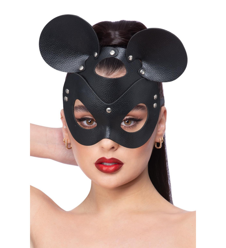 Kožená maska myš