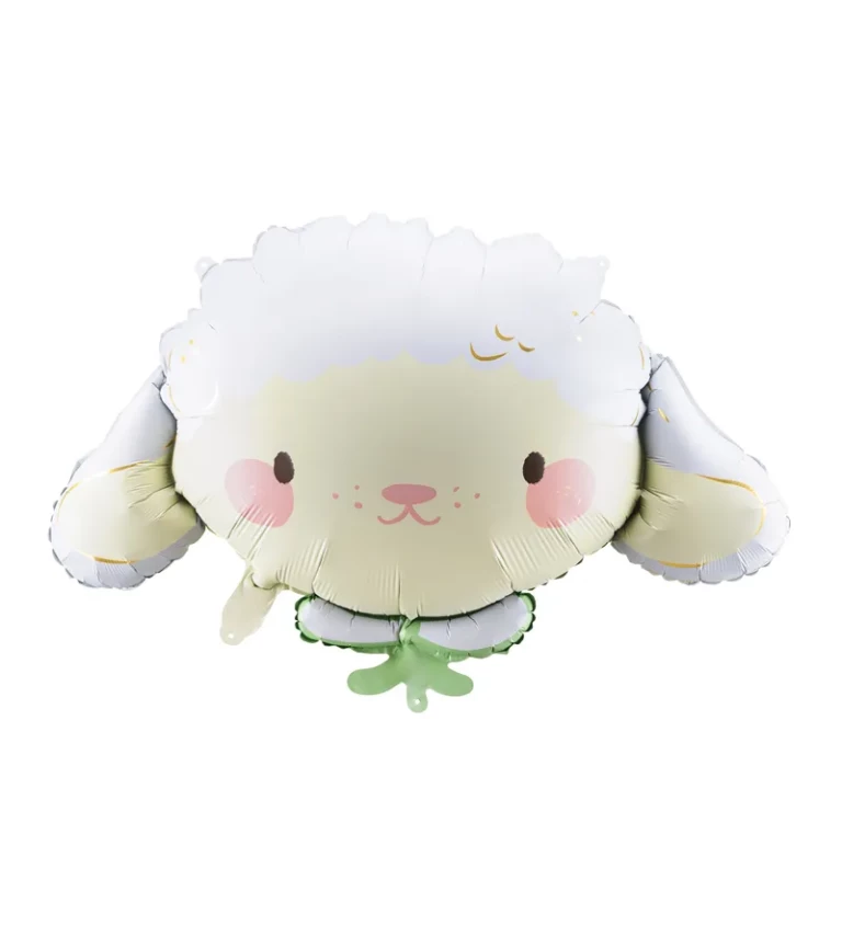 Fóliový balónek Ovečka bílá