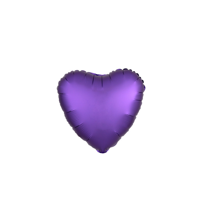 Fóliové srdce - fialové