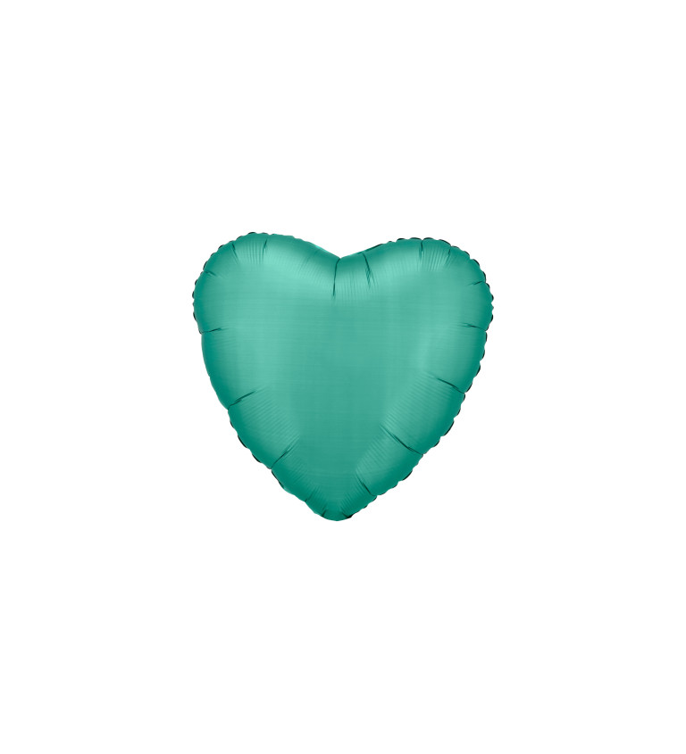 Fóliový balónek - srdce světle zelené