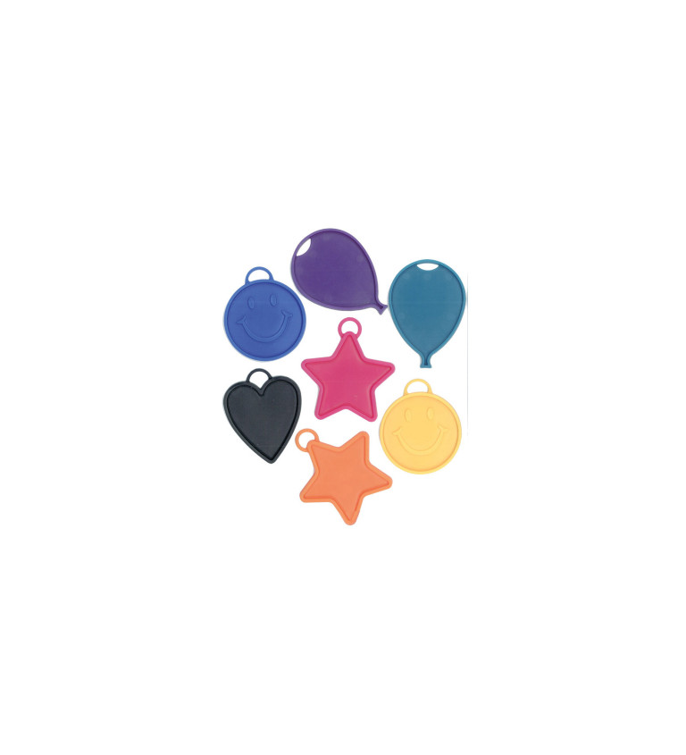 Balónkové závaží - různé tvary - 1 ks